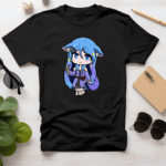 Anime Purple Girls Themed T-Shirts created based on Japanese Film and Television. Hand drawn created designs based on Anime Characters.