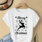 Deer Christmas T-Shirt - Spend the Holidays by wearing a Festive Christmas T-Shirt. The perfect gifts for Christmas are Christmas T-Shirts for all your friends and Family members.
