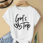 Girls Trip Love T-Shirt - Wear this cute shirt on a trip with the Girls and on Holiday.