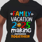 Family Memories T-Shirt are perfect for going on Holiday. Perfect gifts for members on Holiday or Vacation.