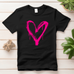 Grafitti Heart T-Shirt - Are you a Big Fan of Grafitti? Show off your favourite Grafitti Designs by wearing one of our gaming Grafitti T-Shirts.