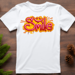 Smile T- Shirt - Are you a Big Fan of Grafitti? Show off your favourite Grafitti Designs by wearing one of our gaming Grafitti T-Shirts.