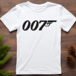007 Themed T-Shirt - Are you a Big Fan of Movies? Show off your favourite Movie theme or Movie quote by wearing one of our Movie themed T-Shirts.