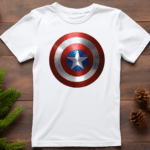 Captain America T-Shirt - Are you a Big Fan of Super Heros? Show off your favourite Super Hero Brand / Theme or Quote by wearing one of our Super Hero themed T-Shirts.