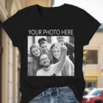 Your Photo and Text T-Shirt - Add your own image T-Shirt - makes the perfect gift, our photo shirts are very popular.
